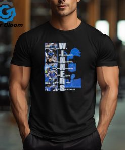 NFL Detroit Lions Team Player Winners Super Bowl LVIII shirt