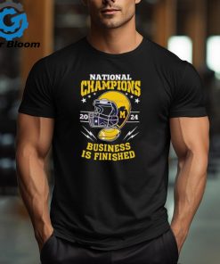 National Champion Business Is Finished Helmet Football 2024 shirt