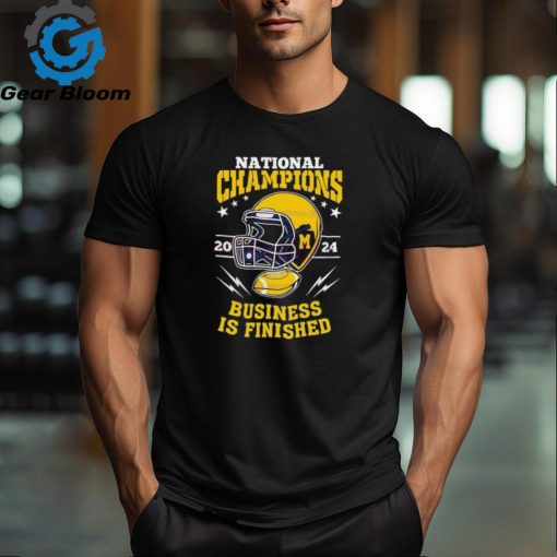 National Champion Business Is Finished Helmet Football 2024 shirt