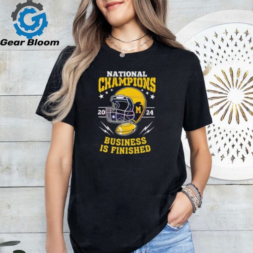 National Champion Business Is Finished Helmet Football 2024 shirt