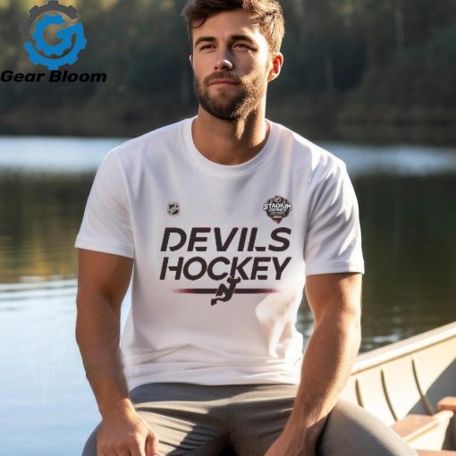 New Jersey Devils Youth 2024 NHL Stadium Series Locker Room T Shirt