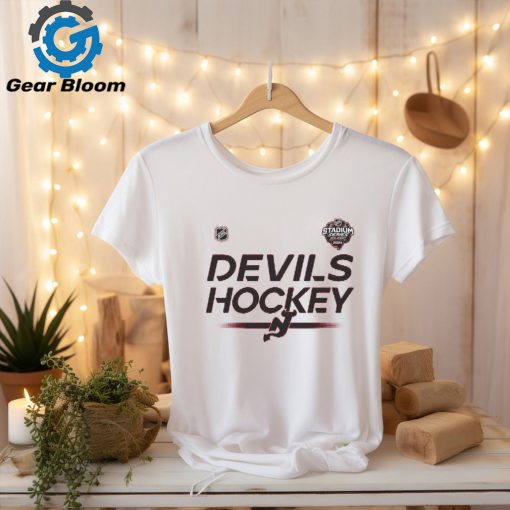 New Jersey Devils Youth 2024 NHL Stadium Series Locker Room T Shirt