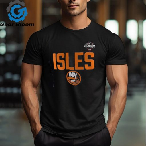 New York Islanders Fanatics Branded Women’s 2024 NHL Stadium Series Logo V Neck T shirt