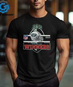 New York Jets Winners Champions 2023 Super Wild Card NFL Divisional Helmet Logo Shirt