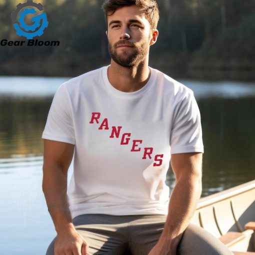 New York Rangers Mitchell & Ness Legendary Slub Vintage Raglan Long Sleeve T Shirt