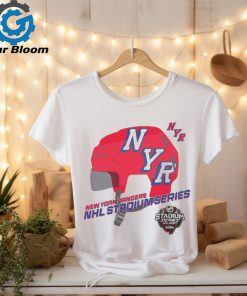 New York Rangers Youth 2024 NHL Stadium Series Helmet Logo Long Sleeve T Shirt