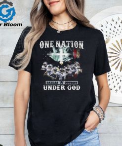 One Nation Dallas Cowboys Under God American Flag Unisex Graphic T Shirt