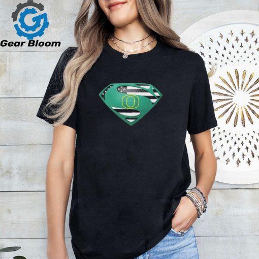 Oregon Ducks Superman logo shirt