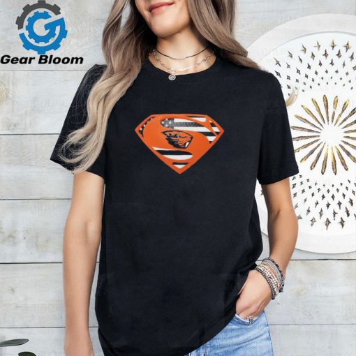 Oregon State Beavers Superman logo shirt