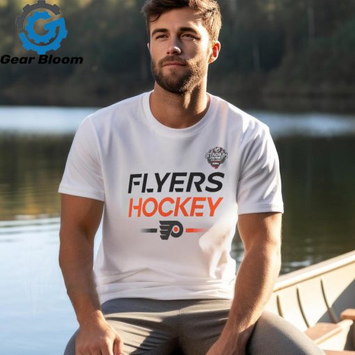 Philadelphia Flyers Fanatics Branded 2024 NHL Stadium Series Authentic Pro Tech T Shirt