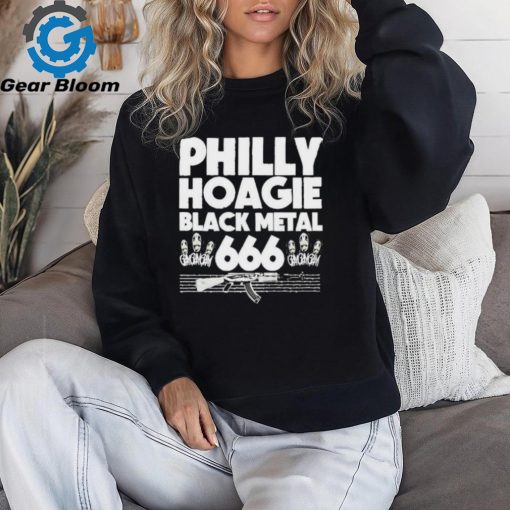 Philly Hoagie Black Ck Met 666 Metal Shirt