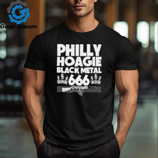 Philly Hoagie Black Ck Met 666 Metal Shirt