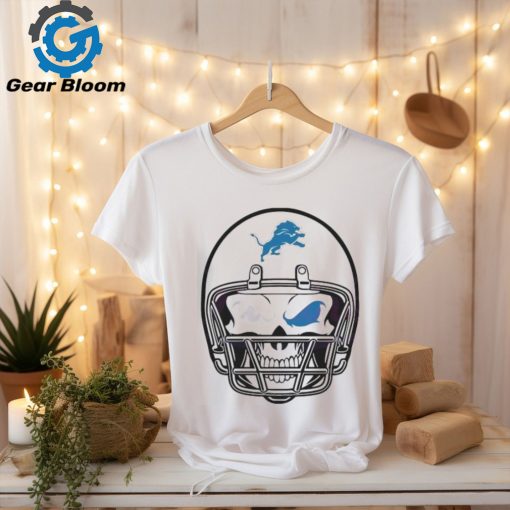 Retro Detroit Lions Skull Helmet 2024 Shirt