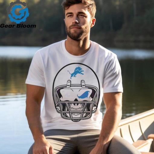 Retro Detroit Lions Skull Helmet 2024 Shirt