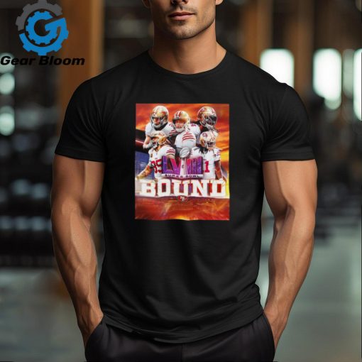 San Francisco 49ers Super Bowl LVIII Bound shirt