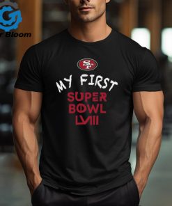 San Francisco 49ers Super Bowl LVIII My First Super Bowl Bodysuit shirt