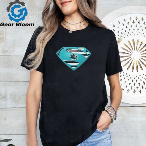 San Jose Sharks Superman logo shirt