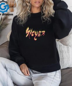 Slayer Merch Show No Mercy Flames t shirt