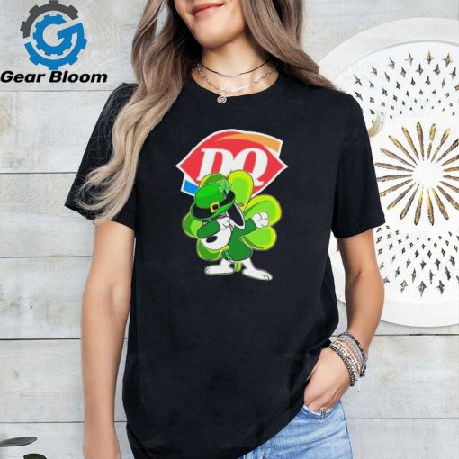 Snoopy Dabbing Dairy Queen logo St Patrick’s Day 2024 shirt