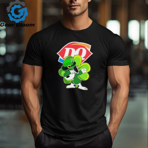 Snoopy Dabbing Dairy Queen logo St Patrick’s Day 2024 shirt