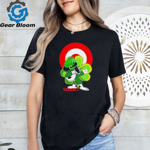 Snoopy Dabbing Target logo St Patrick’s Day 2024 shirt