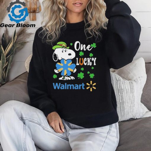 Snoopy one Lucky Walmart Shirt