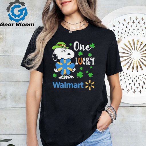 Snoopy one Lucky Walmart Shirt