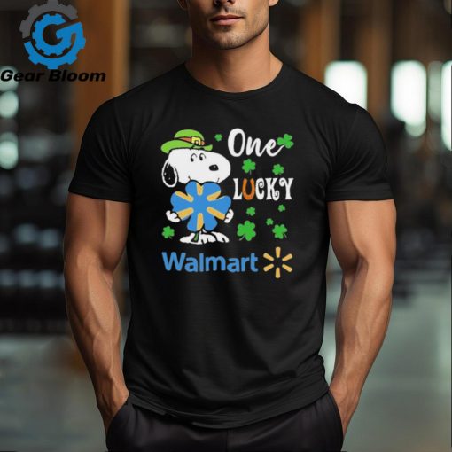 Snoopy one Lucky Walmart Shirt