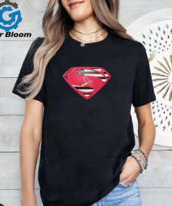 St Louis Cardinals Superman logo shirt