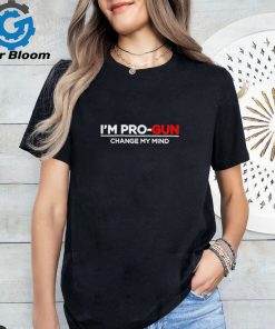 Steven Crowder Wearing I’m Pro Gun Change My Mind t shirt