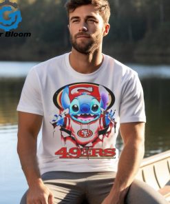 Stitch Inside San Francisco 49ers Logo 2024 T shirt