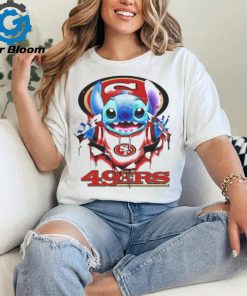 Stitch Inside San Francisco 49ers Logo 2024 T shirt