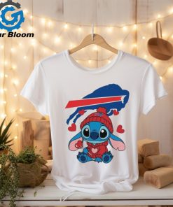 Stitch Valentine Candy Heart Buffalo Bills Logo 2024 shirt