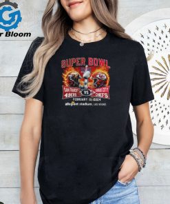 Super Bowl LVIII San Francisco 49ers Vs Kansas City Chiefs February 11, 2024 Allegiant Stadium Las Vegas Shirt