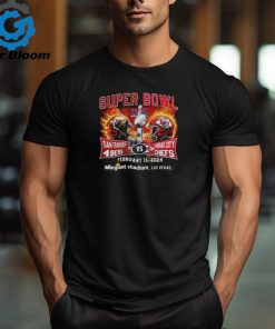 Super Bowl LVIII San Francisco 49ers Vs Kansas City Chiefs February 11, 2024 Allegiant Stadium Las Vegas Shirt