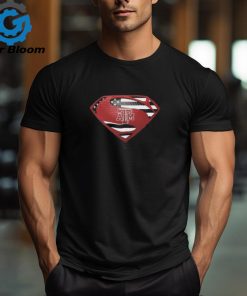 Texas AM Aggies Superman logo shirt