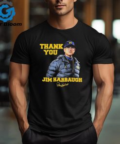 Thank You Jim Harbaugh signature shirt