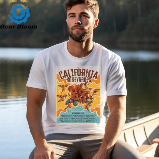 The California honeydrops spring 2024 poster shirt