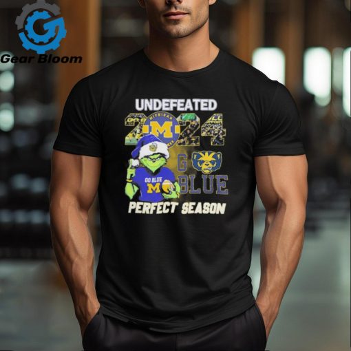 The Grinch Michigan Undefeated 2024 Go Blue Perfect Season Shirt