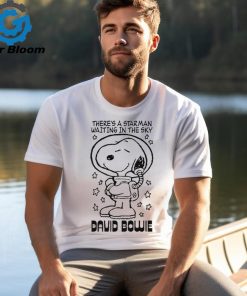 There’s A Starman Waiting In The Sky David Bowie Snoopy t shirt