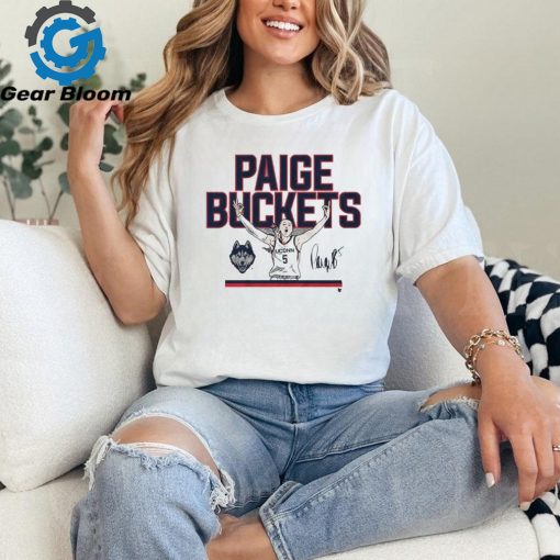 Uconn Basketball Paige Bueckers Buckets Signature Shirt