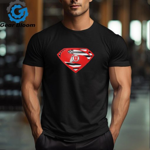 Utah Utes Superman logo shirt