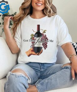 wine got that josh in me shirt