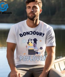 Bluey Bandit Dad Bonjour Pavlova shirt