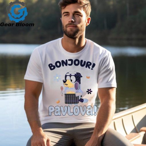 Bluey Bandit Dad Bonjour Pavlova shirt