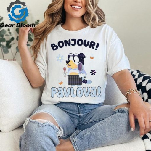 Bluey Bandit Dad Bonjour Pavlova shirt