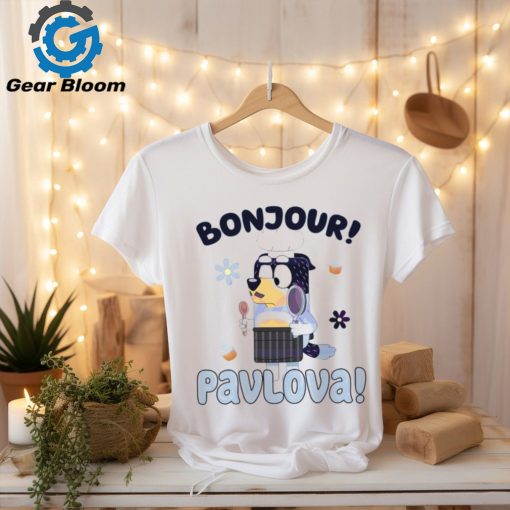 Bluey Bandit Dad Bonjour Pavlova shirt