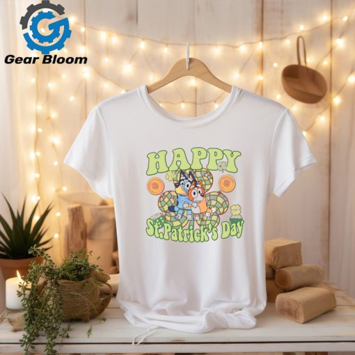 Bluey Bingo Happy St Patricks Day Shirt