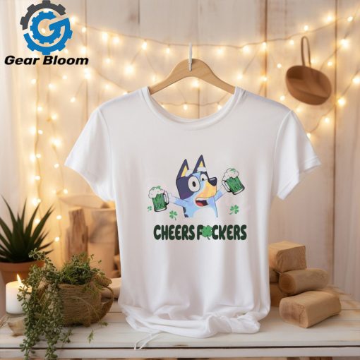 Bluey Cheers Fuckers Happy Patricks Day shirt