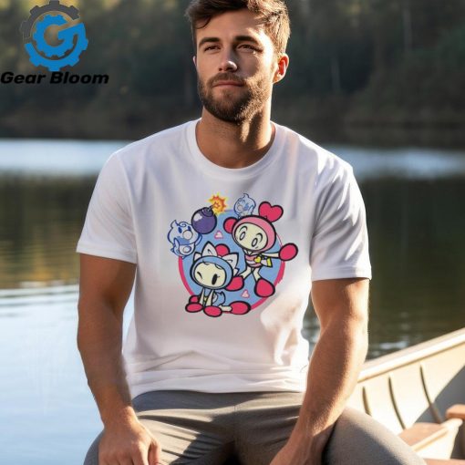 Bomberman Pink & Aqua Shirt